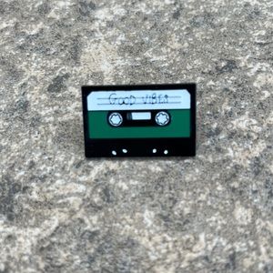 80s cassette tape Brooch lapel pin‎ backpack pin